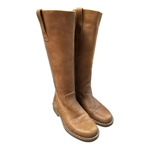 Classic Roots Tribe Leather Knee-High Riding Boots Unlined Made in Canada π¨π¦ - Picture 3 of 17
